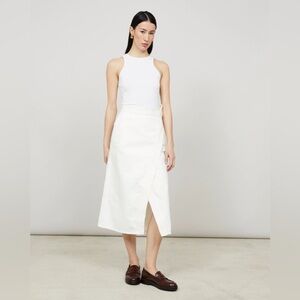 ADN DENIM WRAP SKIRT